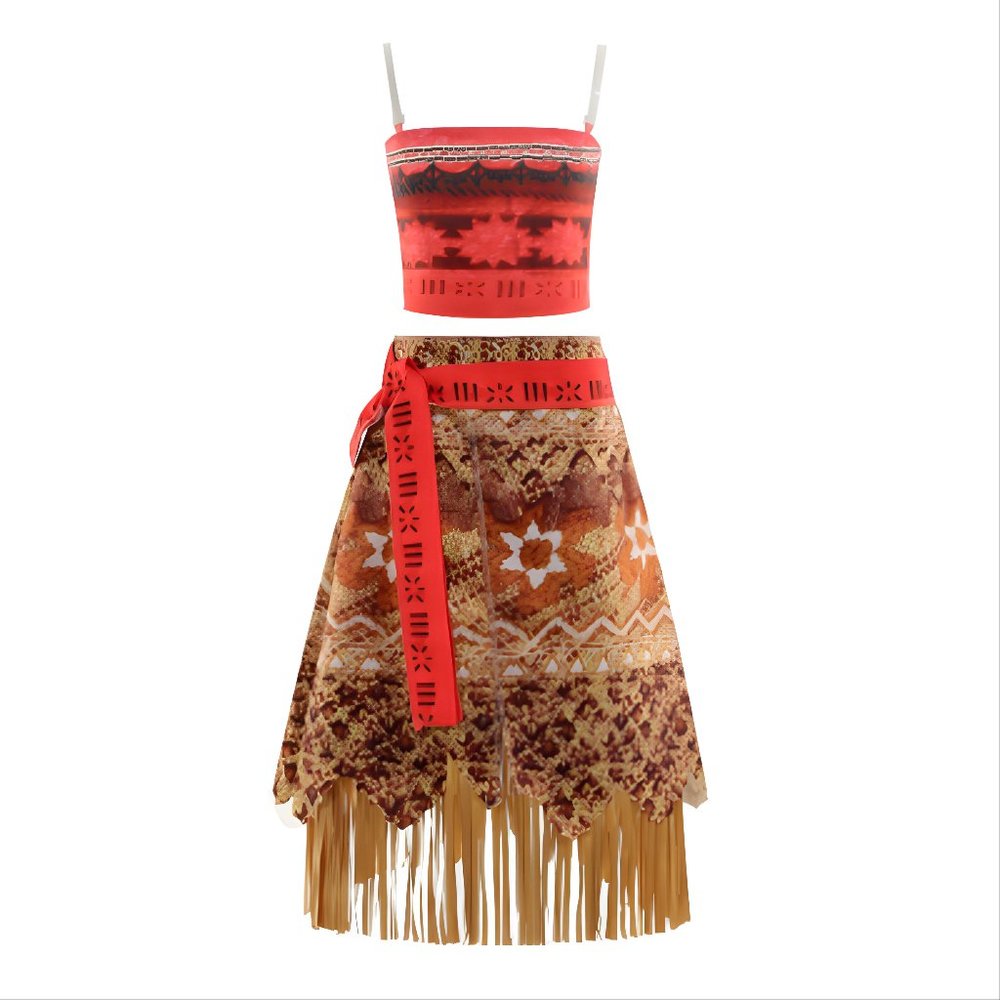 Moana Dress Prince Costume for Girls |Authentic Island Princess Halloween Outfit